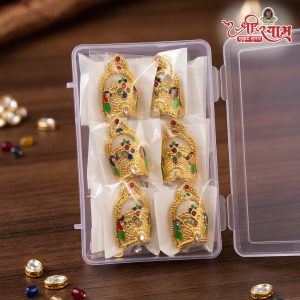 Premium Mukut Shringar Collection for Laddu Gopal | Festival & Temple Use Crown Set (Copy)